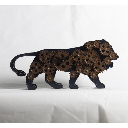 Cool Lion Mode Gear Desk Clock