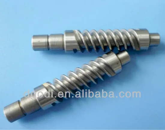 stainless steel worm gear shaft, rc motor shaft