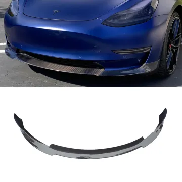 Hot Sale ES Style Carbon Fiber Front Lip Spoiler for Tesla Model 3