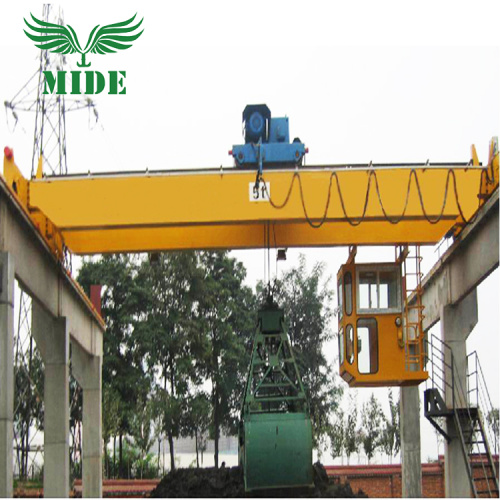 Double Girder Grab Buck Overhead Travel Crane