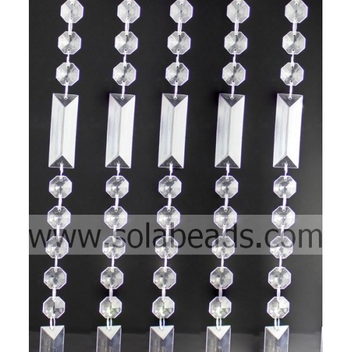 Kerstdecoratie 50 MM &amp; 18 MM Crystal Beading Strand Garland