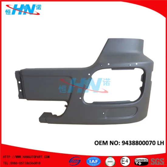 Front Steel Bumper 9438800070 For Benz Truck Replacement Parts