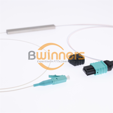 MPO PLC Splitter with LC Connector OM3 0.9MM