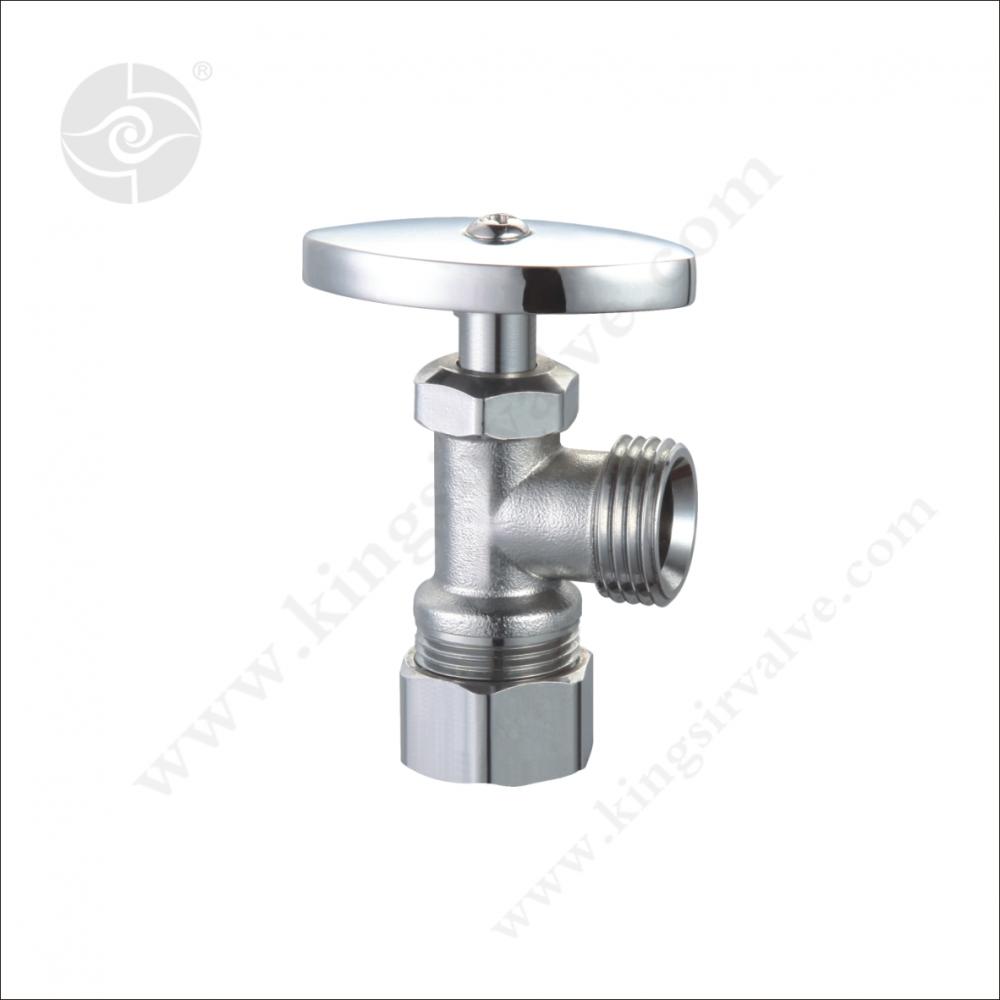 Valve d'angle plaqué chromée KS-4090