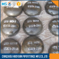 ANSI ASME B16.9 accesorios de extremo de tapa de tubería de acero