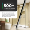 6463 U Channel Electroplated Aluminum shower door profile