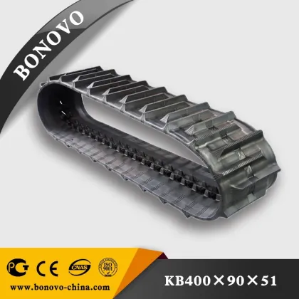 Rubber track for agricultural machines