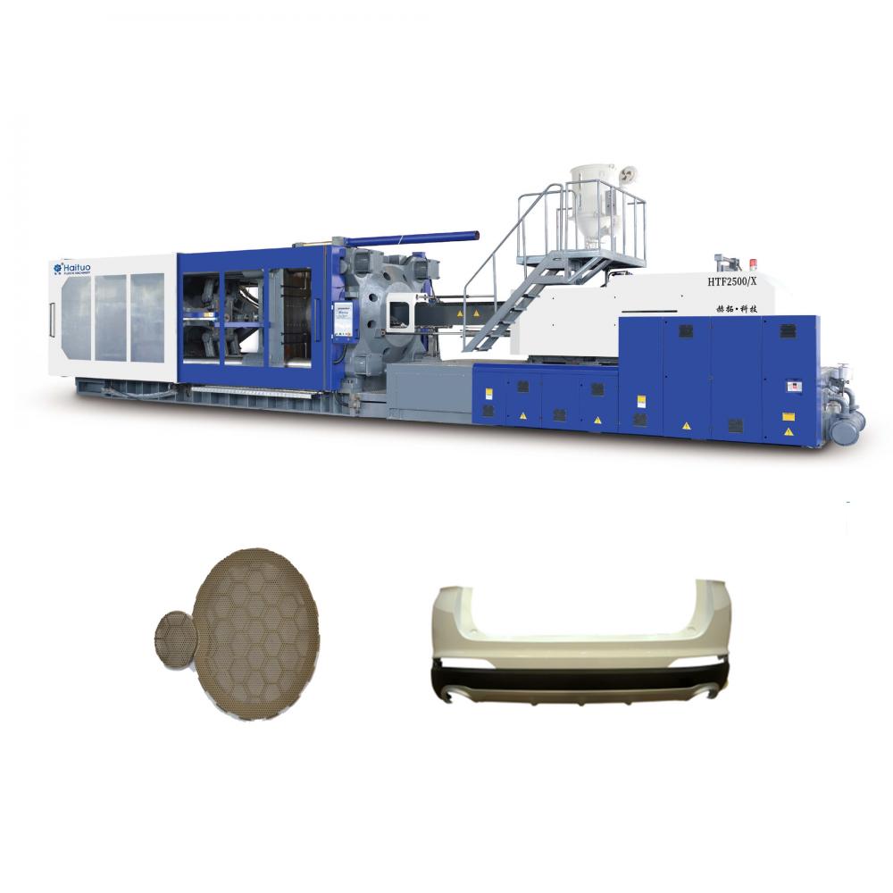 Máquina de moldagem de injeção automática de pára -choques Haituo plástico