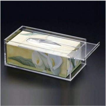 acrylic facial tissue holder box QCY-TB-11