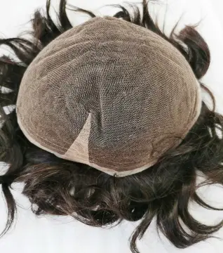 New Arrival men toupee Human hair material thin skin toupee in stock, hd full lace humanhair toupee for men