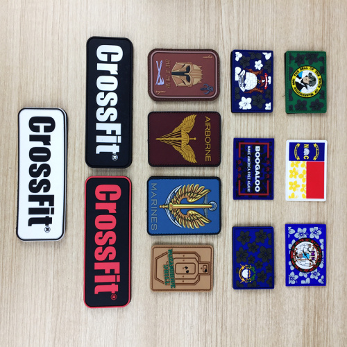 Custom 2D/3D Rubber Garment Label Morale Patch