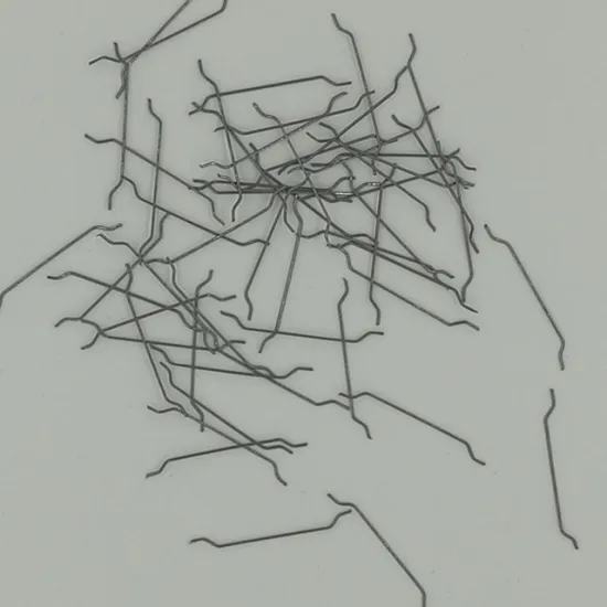 end-hook steel fiber building material for concrete