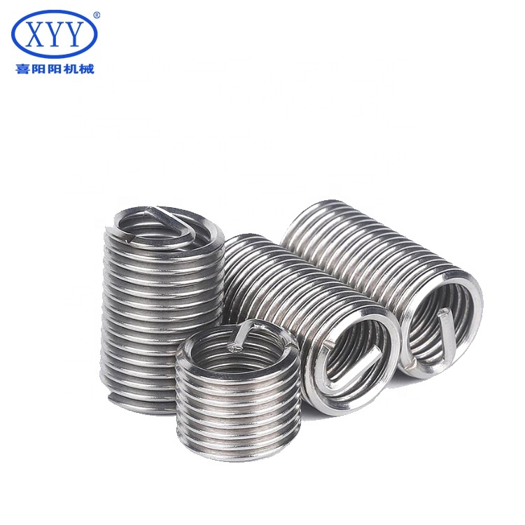 M8*1.25-m12*1.25-10L Aluminum Blind Hole Installation Threads Steel and Stainless Steel Wire Thread Inserts
