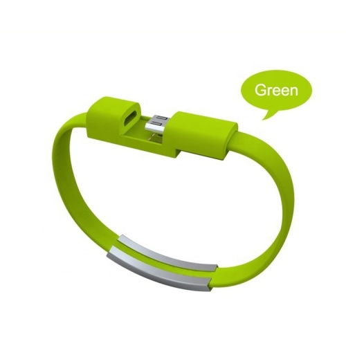 Kabel Pengisian Daya Portabel Silicone USB Bracelet