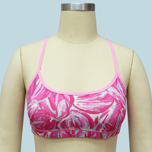 ladies yoga bra Womens hot pink sports bra Factory