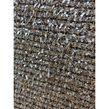Tejido de tejer con estampado de rayas de elastano de lujo informal