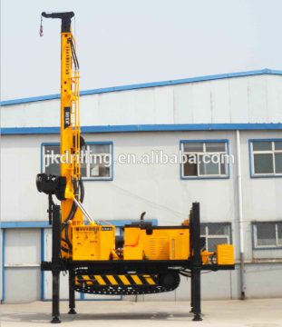 400m deep crawler-mounted hydraulic water well drilling rig machine