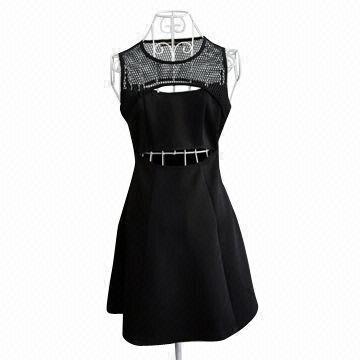 Sheath dresses, made of 80% 80% air layer and 20% polyester