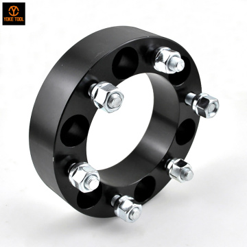 Adaptador Hubcentric de aleación de aluminio con espaciadores de rueda negros de 5x4,75 con pernos prisioneros de 12x1,5