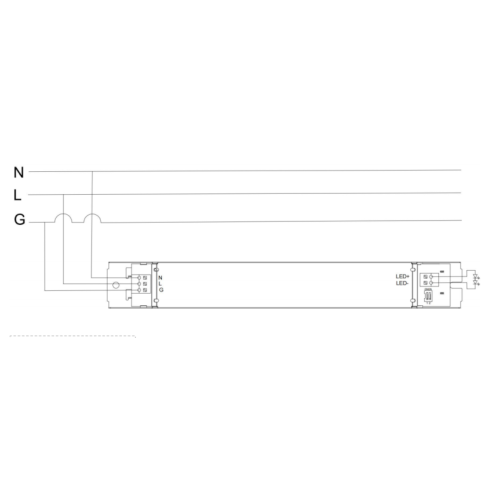 Driver LED CC lineare non Selv da 20W