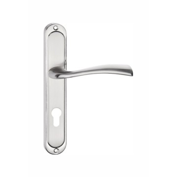 Archirectural modern design aluminum lever handle on plate