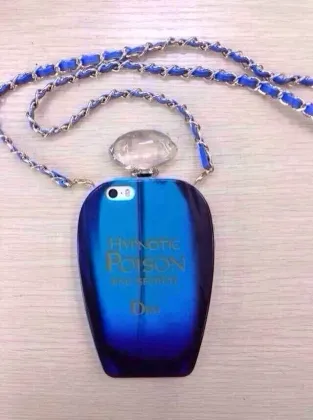 PC material mobile phone case for Iphone4S (Dior style,blue color)