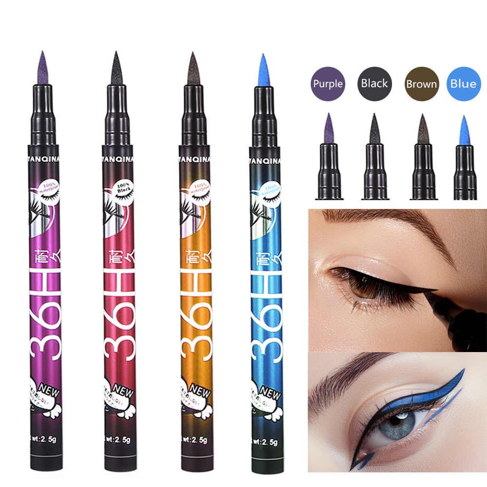 1Pc New 36H Liquid Eyeliner Pencil Waterproof Pen Precision Long-lasting Liquid Eye Liner Smooth Beauty Make Up Tools DROPSHIP