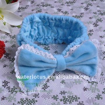 velvet bowknot hairband