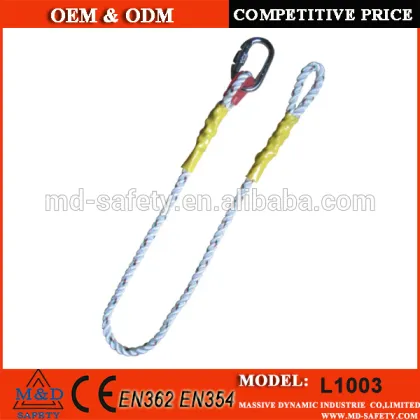 Good quality nylon rope safety lanyard