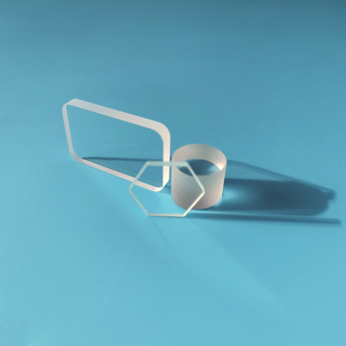 Vidrio rectangular de cuarzo UV con esquinas redondas