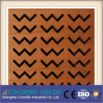 Wooden acoustic v groove paneling