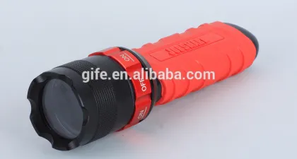 GF-5034 4AA Battery 1W LED Dive torch waterproof flashlight Diving