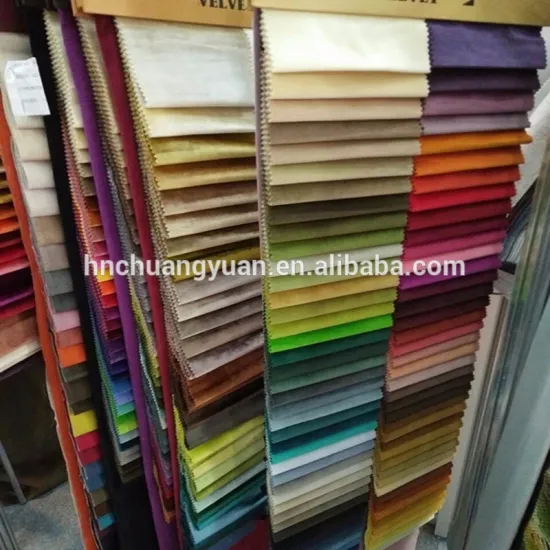 2016 fashion color tricot microfiber 100% polyester velvet curtain wholesale