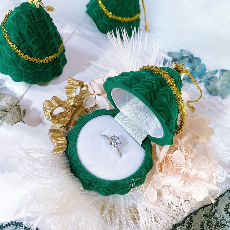 Customized Nezha velvet ring necklace jewelry box