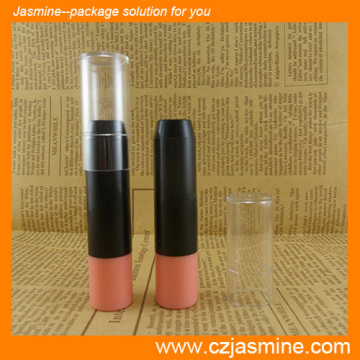 empty plastic twist cosmetic pen for lipstick