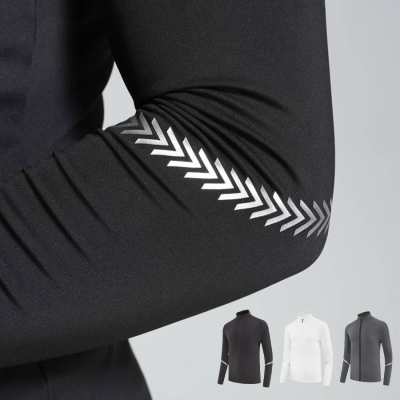 Gym Coat Men's Stretch Long Sleeve Tracksuit