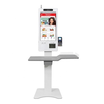 NFC/RFID Card Reader Salon Kiosk with Scanner, Printer, and Touch Screen for Beauty Hair Salons