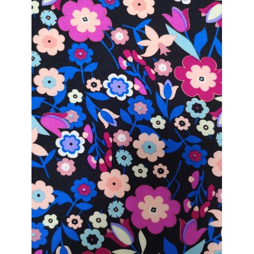 Liten Blomst Rayon Twill 3024S Tryckväv
