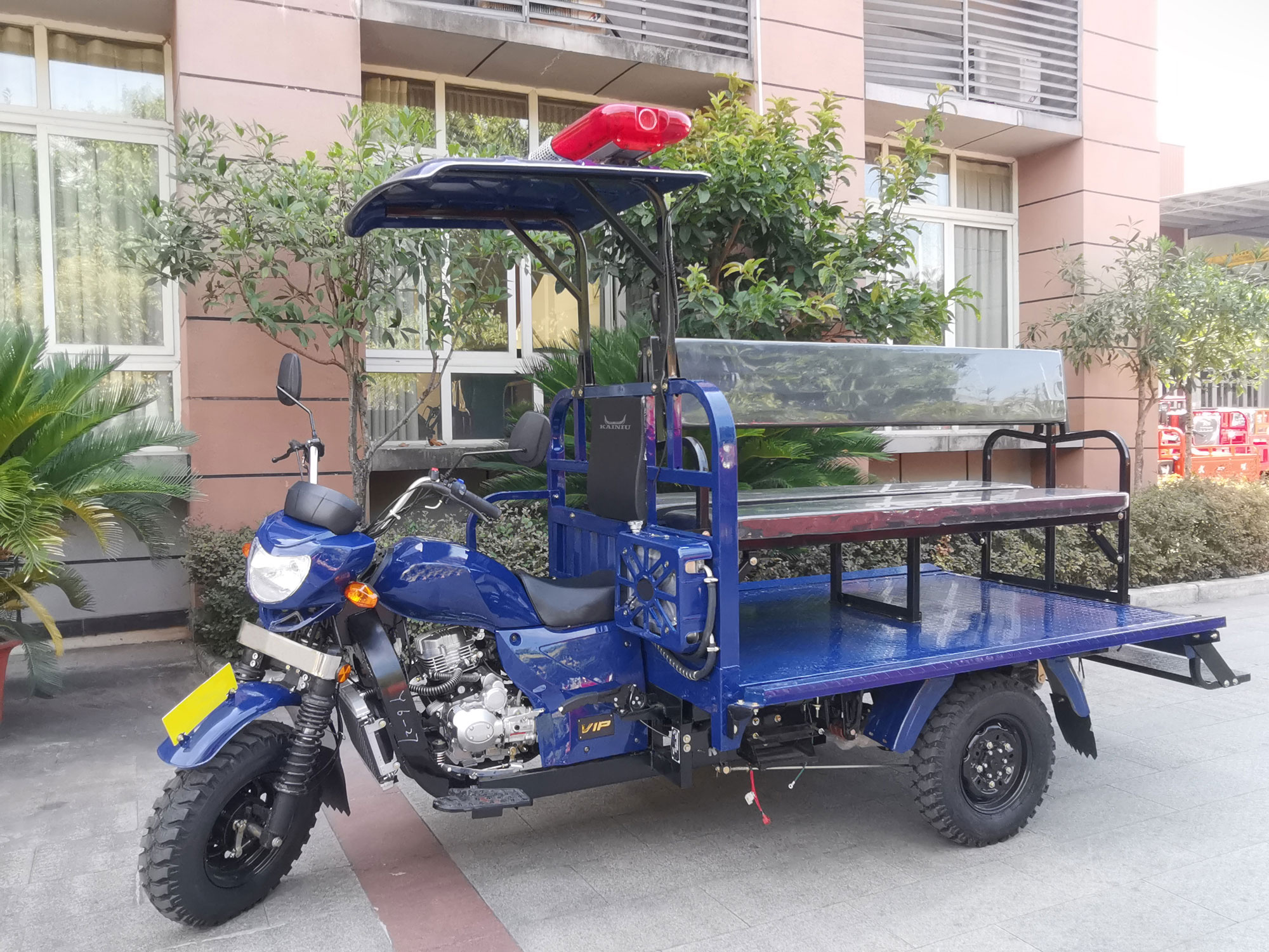 Triciclo especial para uso de la policía