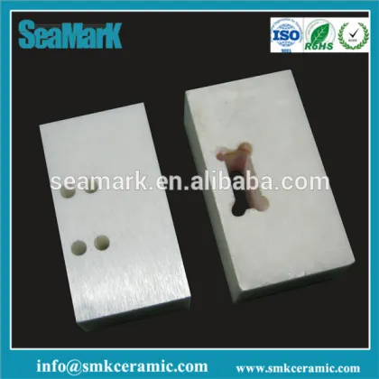 Machinable wear resistance ceramic wafer for machinery equipment