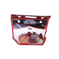 Emballage de détail en plastique à fermeture éclair pour sacs de raisin