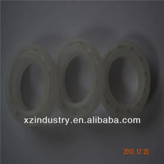 Deep groove plastic bearings with steel ball