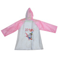 lovely Girl's pink Pvc Raincoat