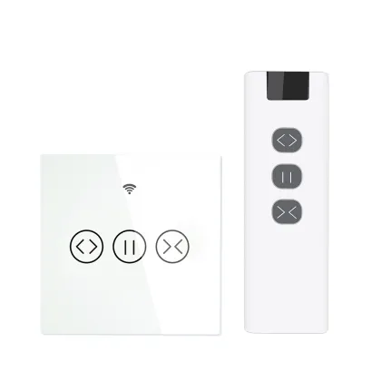 2024 Google Home Alexa Voice-Controlled Smart Dual Curtain Switch - WiFi Remote Control