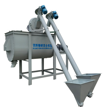 U-shaped Horizontal Feed Mixer - Screw Belt Mixing Equipment