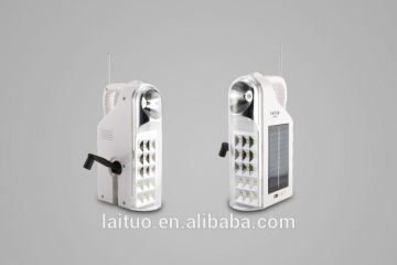 FM Radio MP3 cheap solar camping lights fishing lights