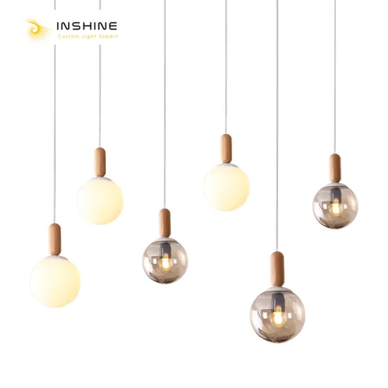 INSHINE Hanging Wooden Pandant Light