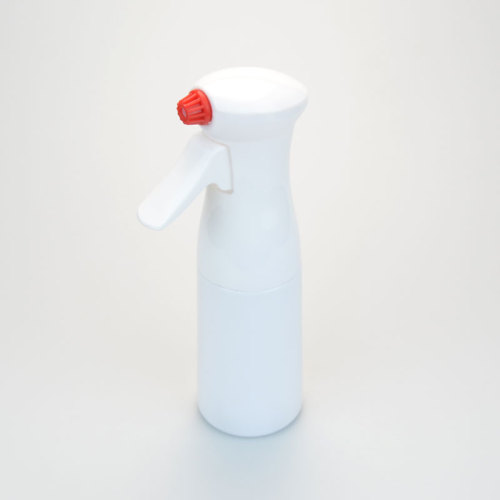 Groothandel Lage MOQ 200 ml 250 ml Lege Plastic Fine Mist Nozzle Continu Spray Hair Serum Spray -flessen Navullingen
