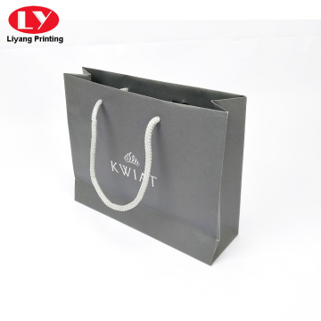 80lb Grey Paper Craft Jewelry Paper Bags Shopping