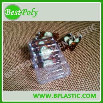 Custom Plastic Ampoule Tray Blister Clamshell Packaging for Ampoule